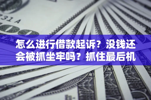 济南怎么进行借款起诉？没钱还会被抓坐牢吗？抓住最后机会！