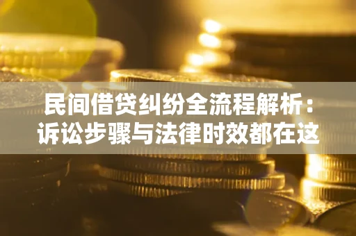 济南民间借贷纠纷全流程解析：诉讼步骤与法律时效都在这儿了