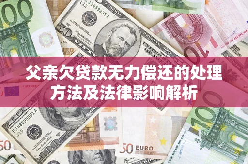 济南父亲欠贷款无力偿还的处理方法及法律影响解析