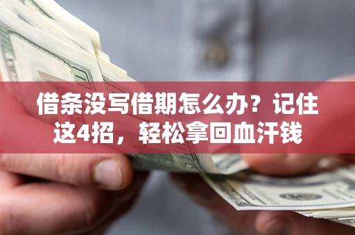 济南借条没写借期怎么办？记住这4招，轻松拿回血汗钱