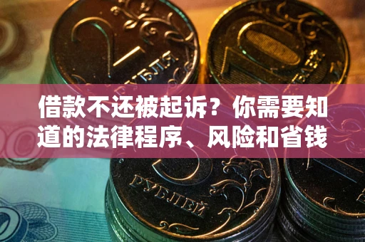 济南借款不还被起诉？你需要知道的法律程序、风险和省钱技巧