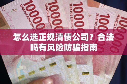 济南怎么选正规清债公司？合法吗有风险防骗指南