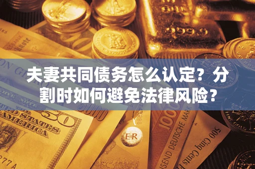 济南夫妻共同债务怎么认定？分割时如何避免法律风险？