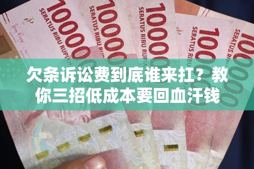 济南欠条诉讼费到底谁来扛？教你三招低成本要回血汗钱